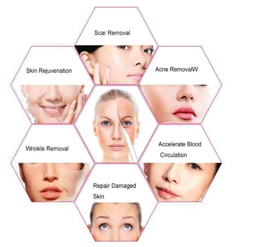 Spa Facial Fototerapia Led Ant Idade Rejuvenescedor Haoshida