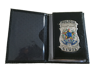 Carteira Polícia Civil Brasão Nacional - PC