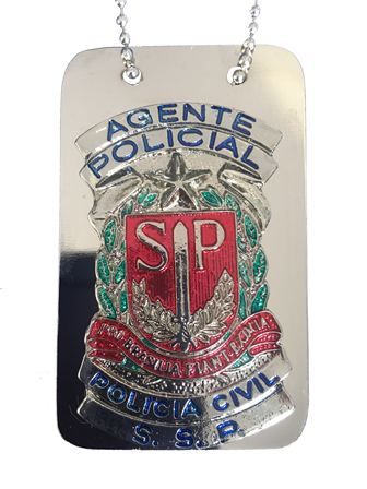 Distintivo Agente de Polícia Civil São Paulo - PCESP