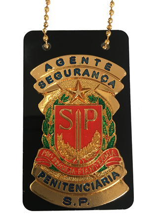 Distintivo Agente de Segurança Penitenciária SP - ASP - SP