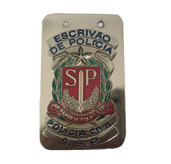 Distintivo Escrivão de Polícia Civil de São Paulo - PCESP