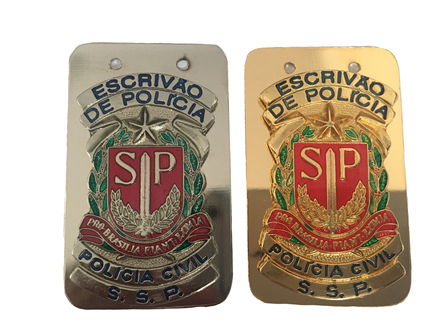 Distintivo Escrivão de Polícia Civil de São Paulo - PCESP