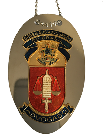Distintivo OAB - Ordem dos Advogados do Brasil
