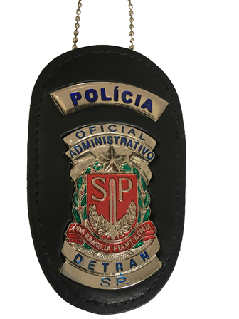 Distintivo Oficial Administrativo Detran SP - DETRAN/SP - SOUPOLICIA.COM