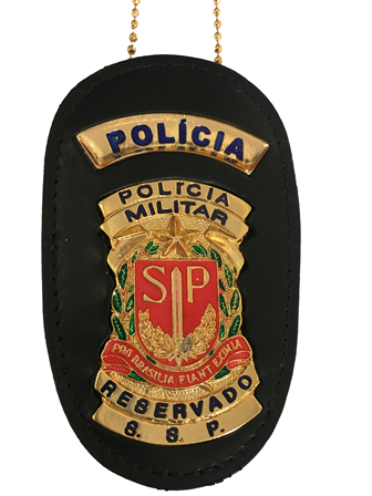 Distintivo Reservado Polícia Militar São Paulo - PMESP