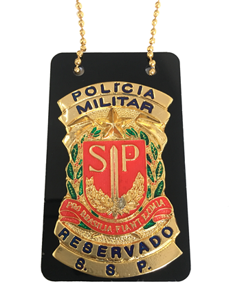 Distintivo Reservado Polícia Militar São Paulo PMSP - PMESP