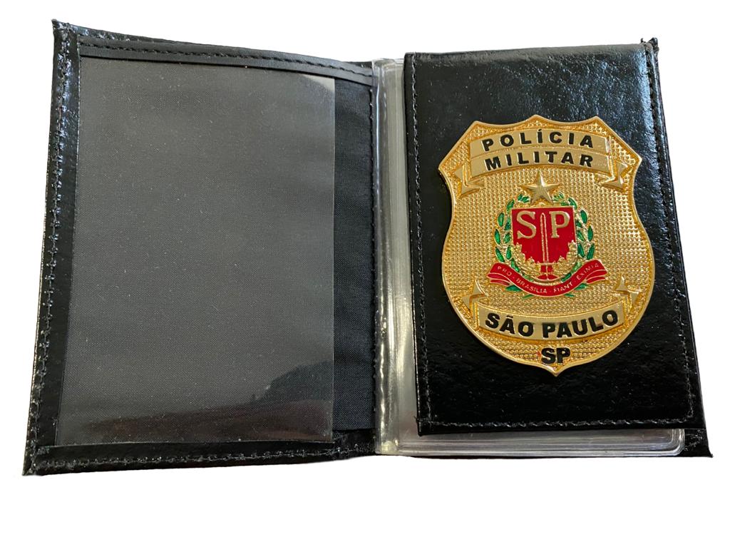 POLÍCIA MILITAR DO ESTADO DE SÃO PAULO PMSP - BRASÃO DOURADO NOVO - PMESP