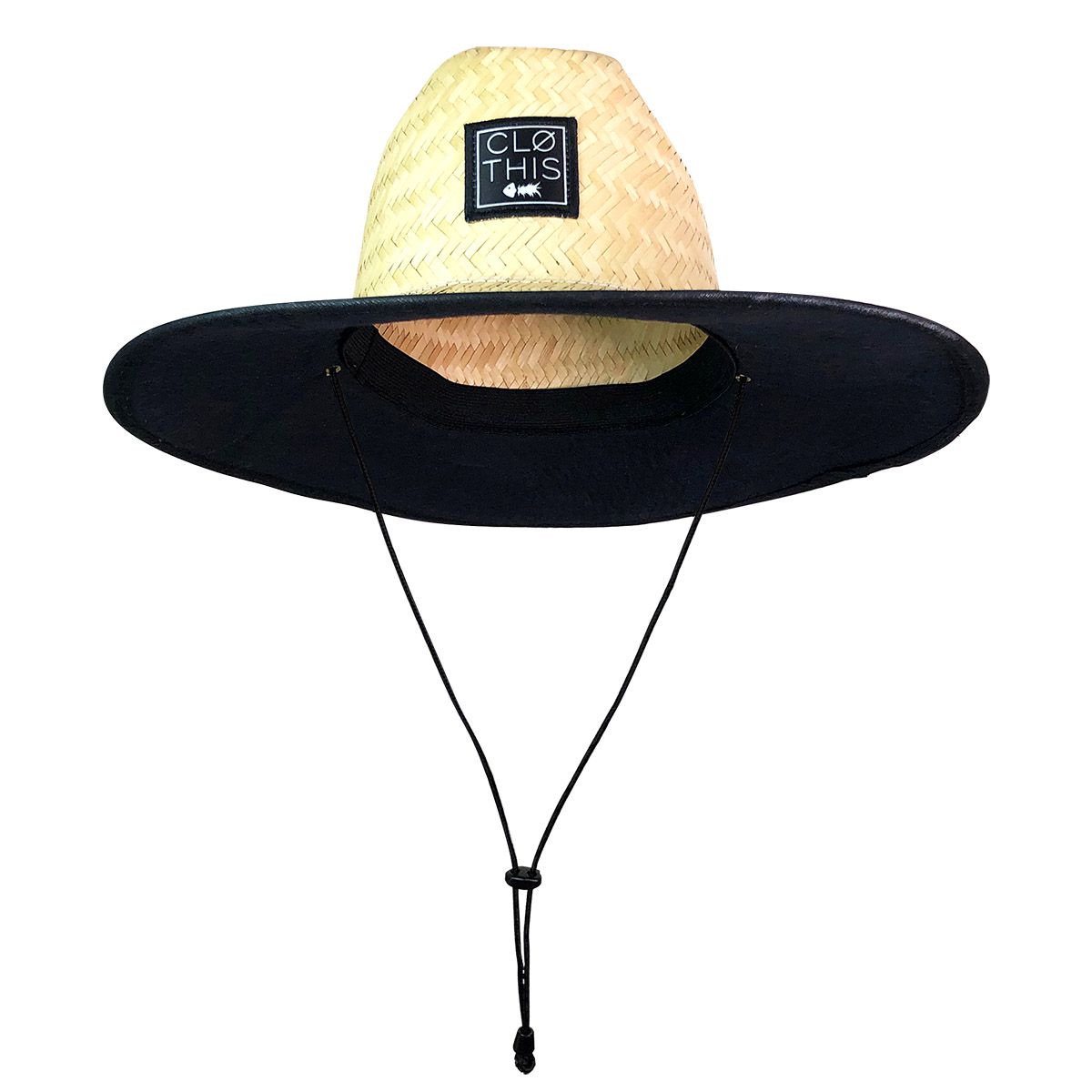 Chapéu de Palha Forro Preto