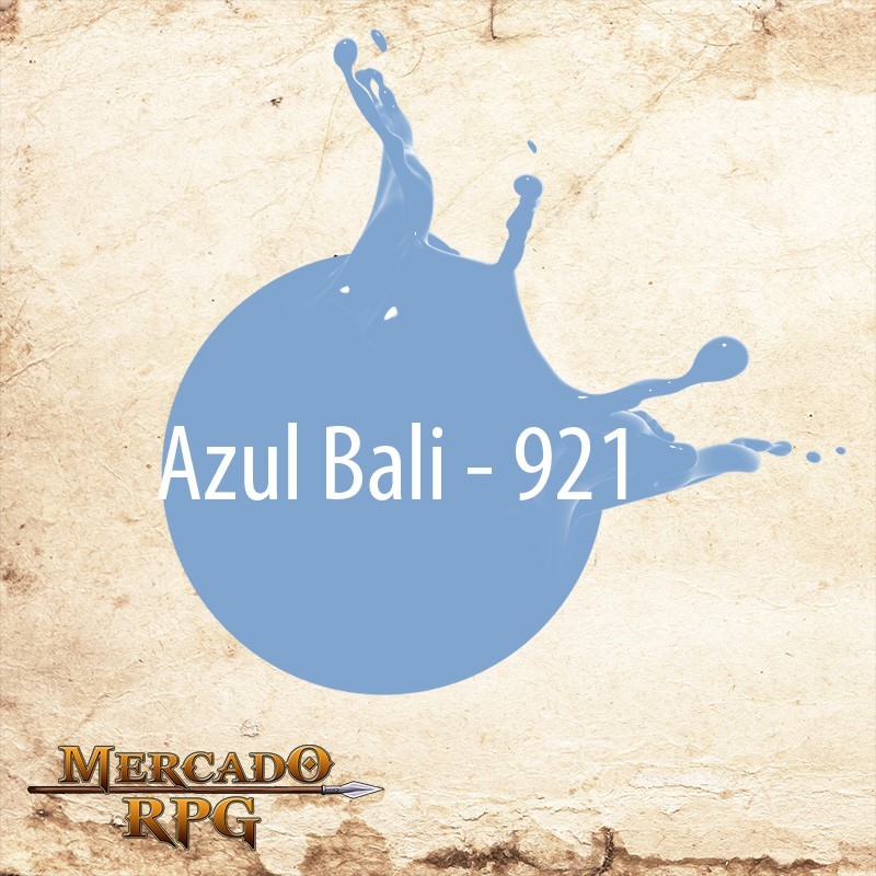 Azul Bali 921 - Tinta Acrílica Fosca Nature Colors 60ml - Acrilex - RPG