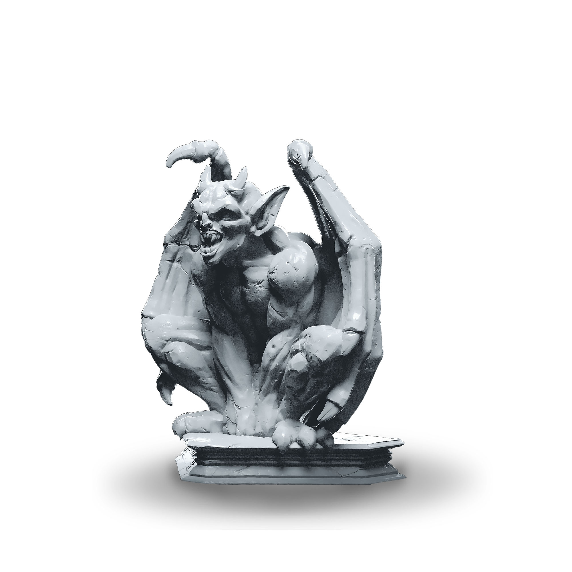 Gargoyle Statue - Gárgula - Elemental - Miniatura para RPG