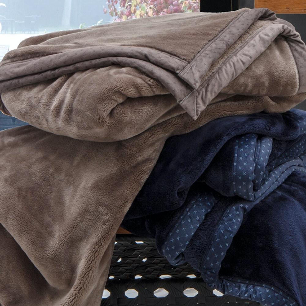 Cobertor Queen Kacyumara Blanket 700 Liso 2,20x2,40m Caqui