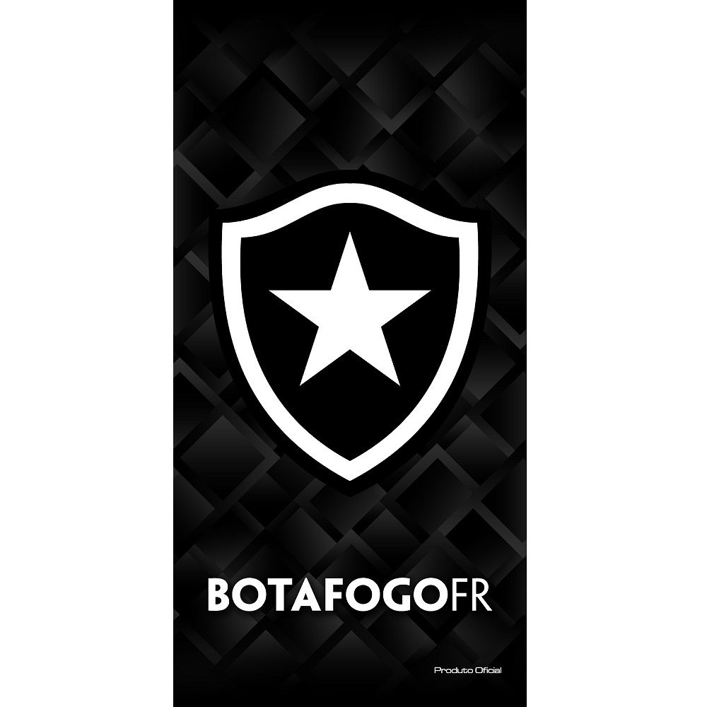 Toalha Banho E Praia Time Aveludada Botafogo Brasão Oficial
