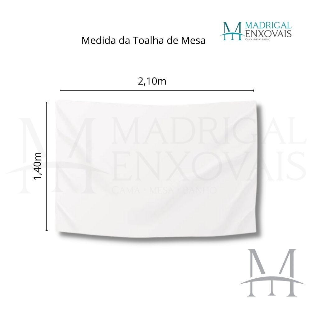 Toalha De Mesa Dohler Clean Limpa Fácil Athenas 1,40x2,10m Iolanda