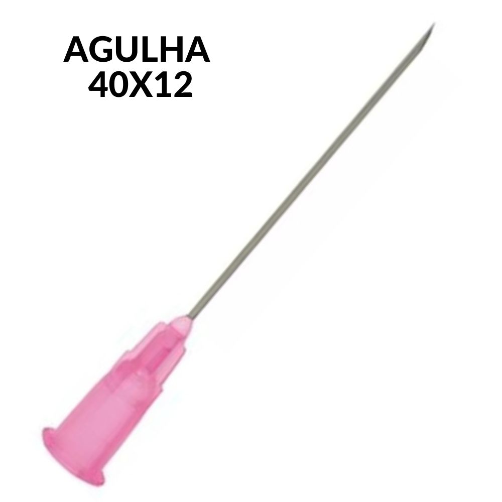 AGULHA DESCARTAVEL 40X12 18G