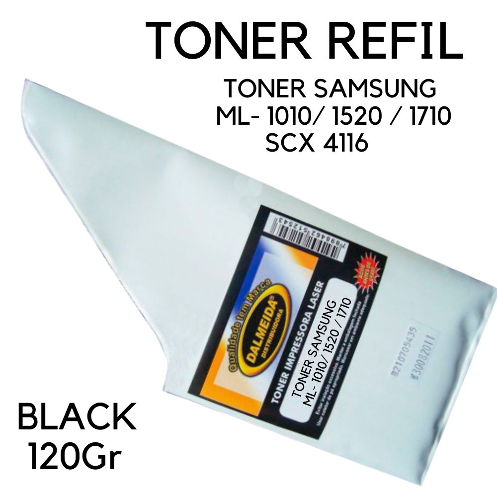 TONER SAMSUNG  ML- 1010/ 1520 / 1710 / 1740 / 1750 SCX 4016 120gr REFIL SMALL BAG