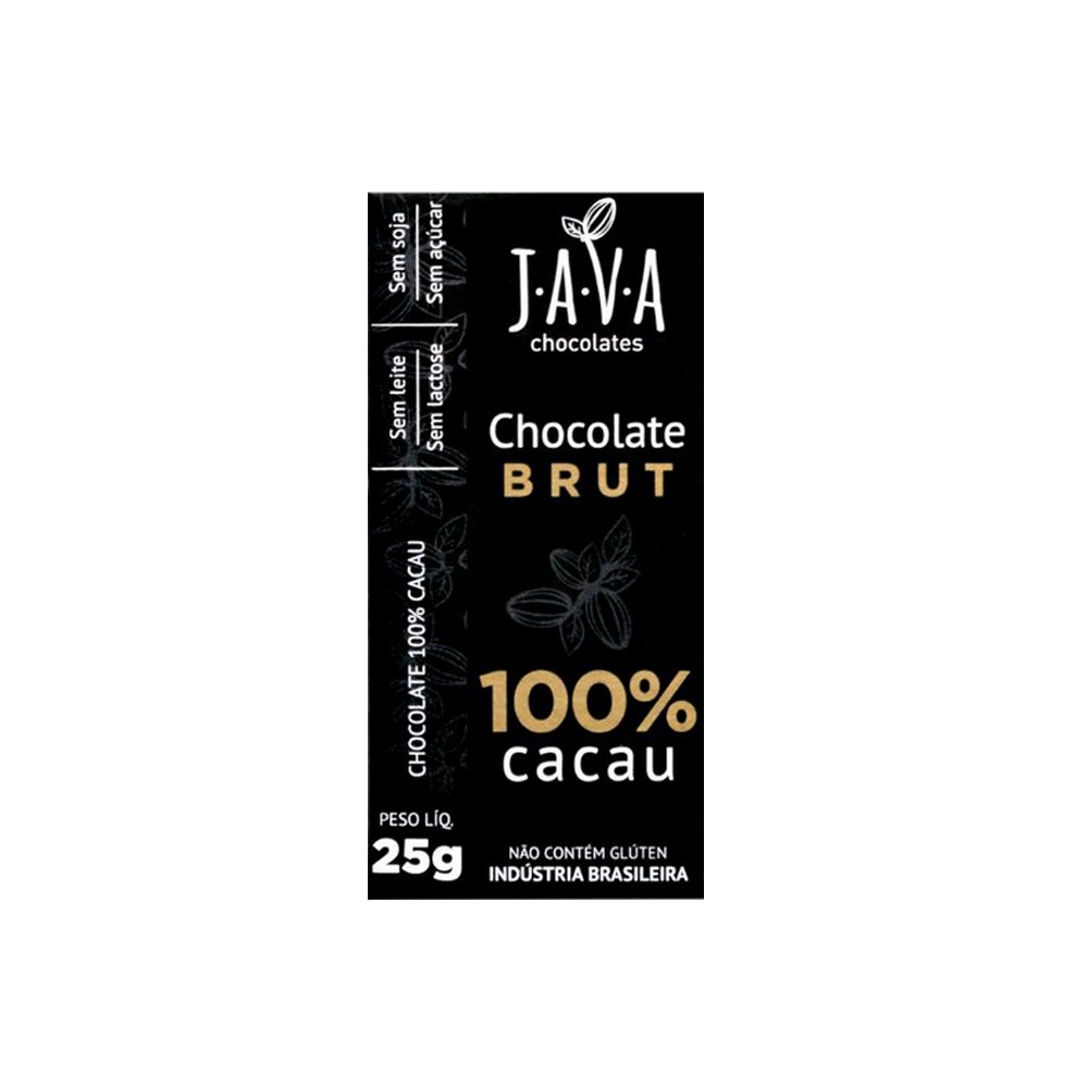 Kit Chocolates Java 25g (5 unidades)  - TLC Tudo Low Carb
