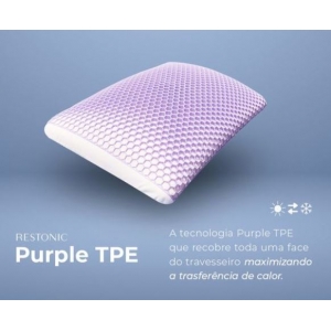 Travesseiro Purple TPE Restonic Sempre Fresco