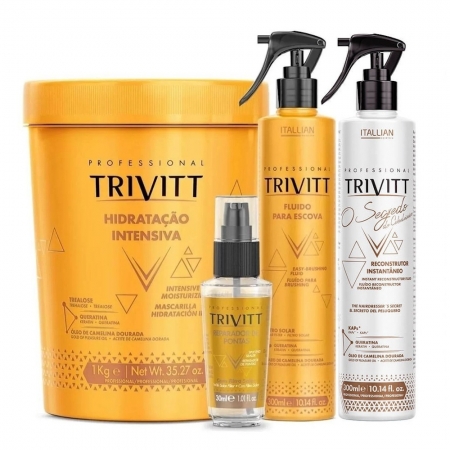 Kit Hidratação Trivitt Profissional (4 itens)