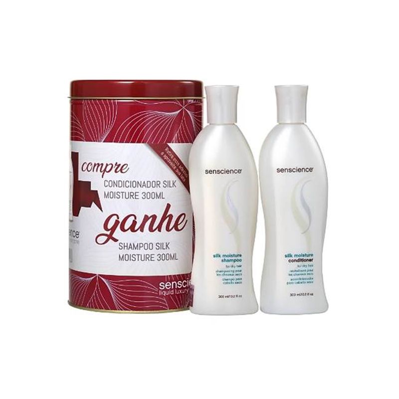 Kit Senscience Silk Moisture Shampoo e Condicionador 300ml