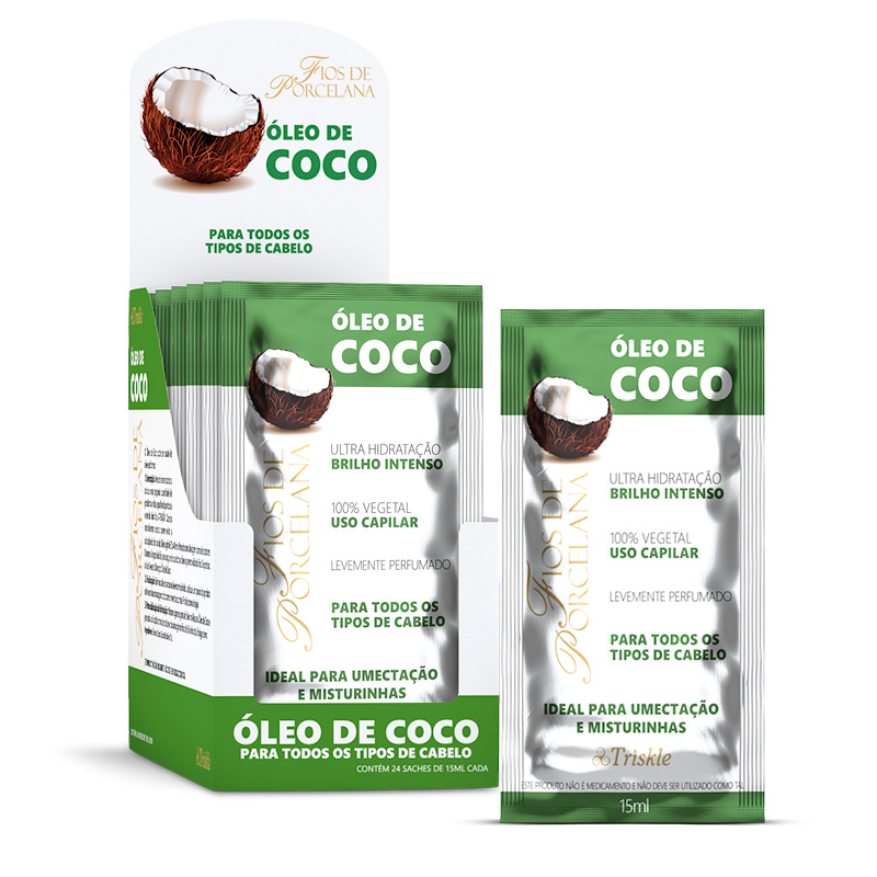 Kit Ultra Hidratação Óleo de Coco Triskle Home Care (4 Itens)