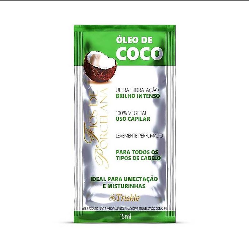 Ultra Hidratação Triskle Óleo de Coco Vegetal Sachê 15ml