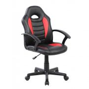 Cadeira Gamer Pelegrin Pel- 9353 Couro Pu Preta E Vermelha