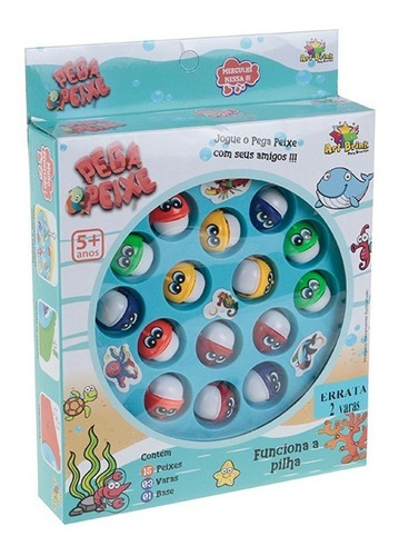 Brinquedo Jogo Pega Peixe Pesca Maluca Pescaria Infantil - BA-17341