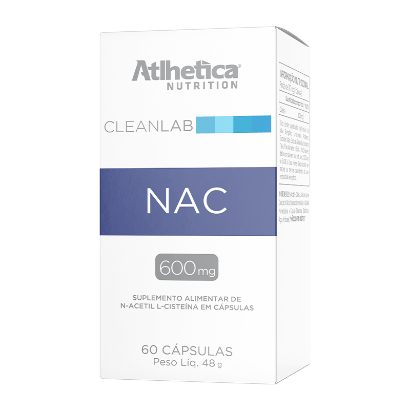 NAC 600mg 60 CAPS - Atlhetica Nutrition