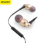 ES 50TY Awei Fone de Ouvido in Ear com Microfone - Dourado