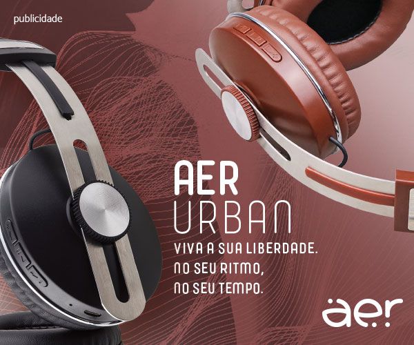 AerUrban – Fones de Ouvido Bluetooth Over-Ear – Preto