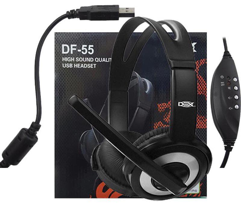 Fone de Ouvido Dex Df-55 Headset USB