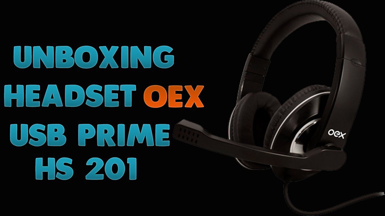 Fone de Ouvido OEX Game Headset USB Prime HS 201
