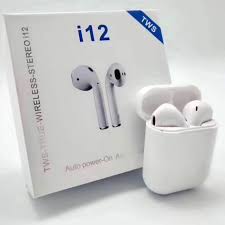 Fone de ouvido TWS  Touch i12 sem fio Bluetooth 5.0 