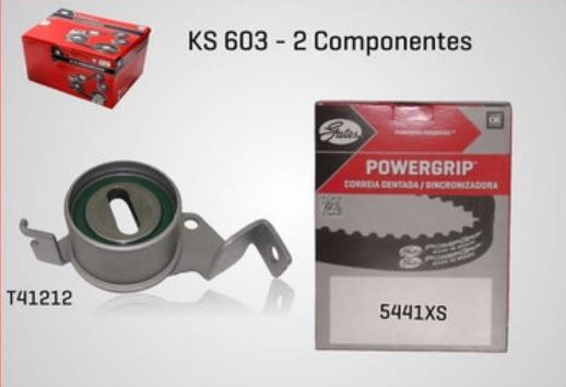 KS603 - KIT TENSOR E CORREIA GATES PAJERO IO  - FLEX PECAS COMERCIO DE AUTOPECAS