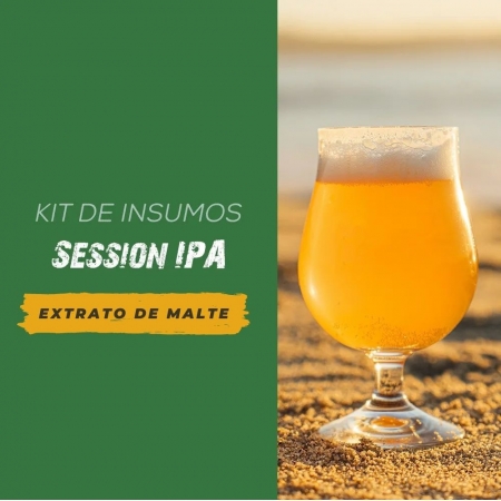 Kit de Insumos Extrato de Malte Session Ipa