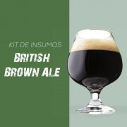 Kit de Insumos Receita Cerveja Artesanal British Brown Ale