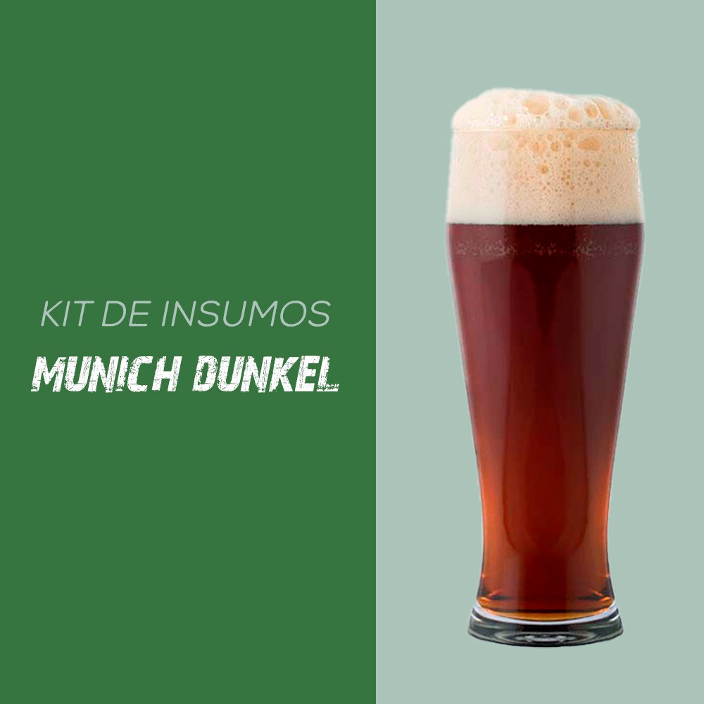 Kit de Insumos Receita Cerveja Artesanal Lager Munich Dunkel