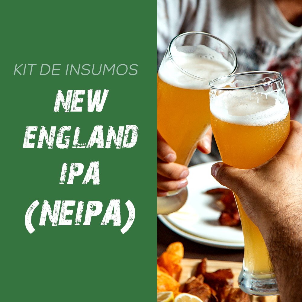 Kit de Insumos Receita Cerveja Artesanal New England IPA (NEIPA)
