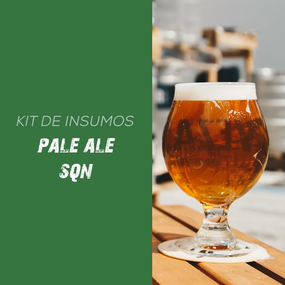 Kit de Insumos Receita Cerveja Artesanal Pale Ale - SQN