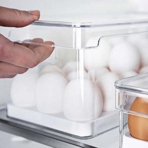 Organizador de Ovos Clear Fresh para 36un Natural - Ou