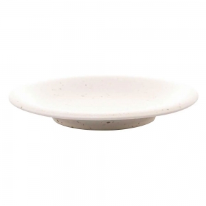 Prato de Sobremesa de Cerâmica Mist Branco Matte 22cm - Wolff