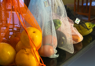 20 Saquinhos frutas legumes mercado sustentável reutilizáveis ecobags 