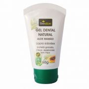 Gel Dental Natural Aloe Mamão Livealoe - 60g