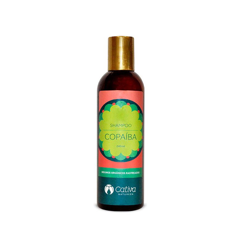 Shampoo Copaiba para Cabelos Oleosos e Anticaspa Cativa Natureza - 240ml