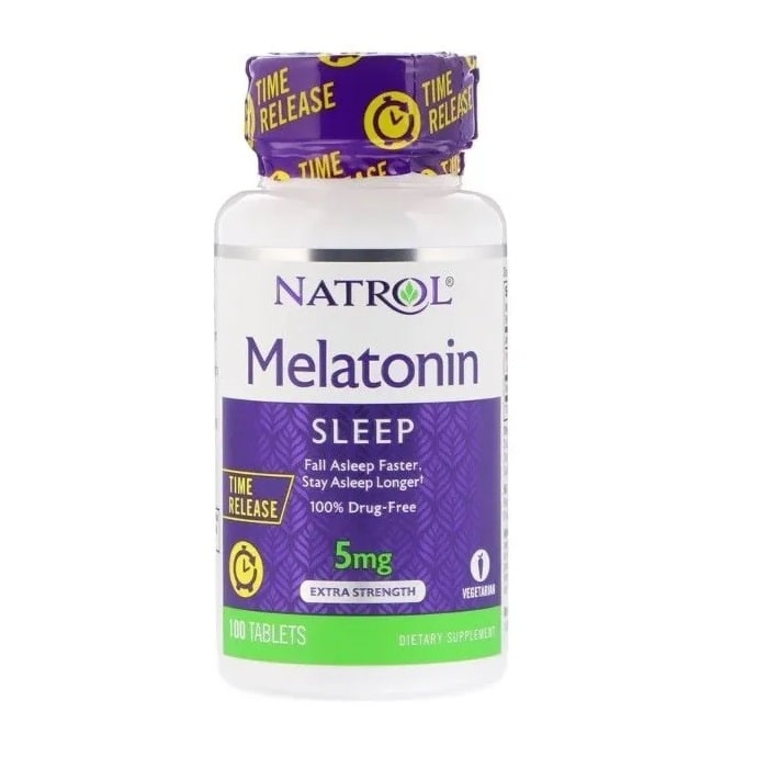 Melatonina Natrol 5mg - 100 caps Time Release
