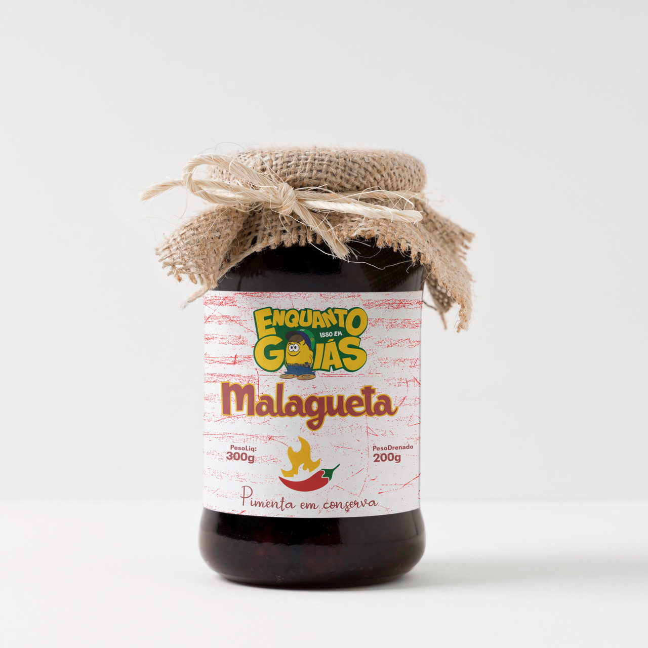 Conserva de Pimenta Malagueta - 200g