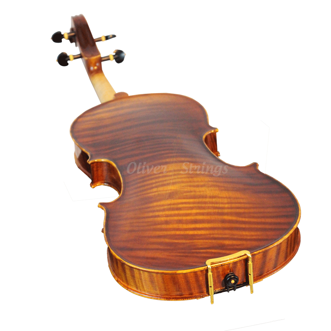 Violino feito à mão modelo strad 4/4 fundo inteiro