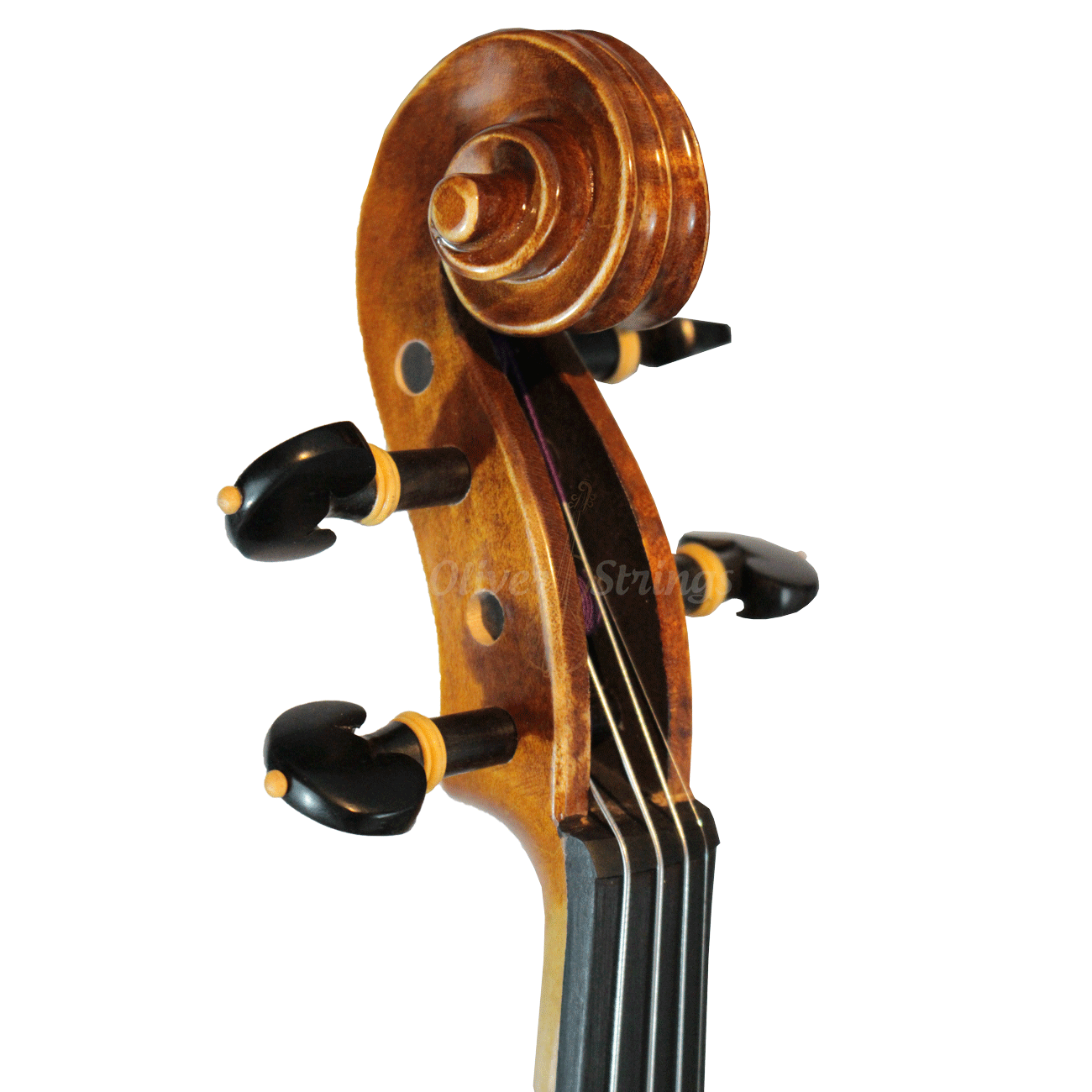 Violino feito à mão modelo strad 4/4 fundo inteiro