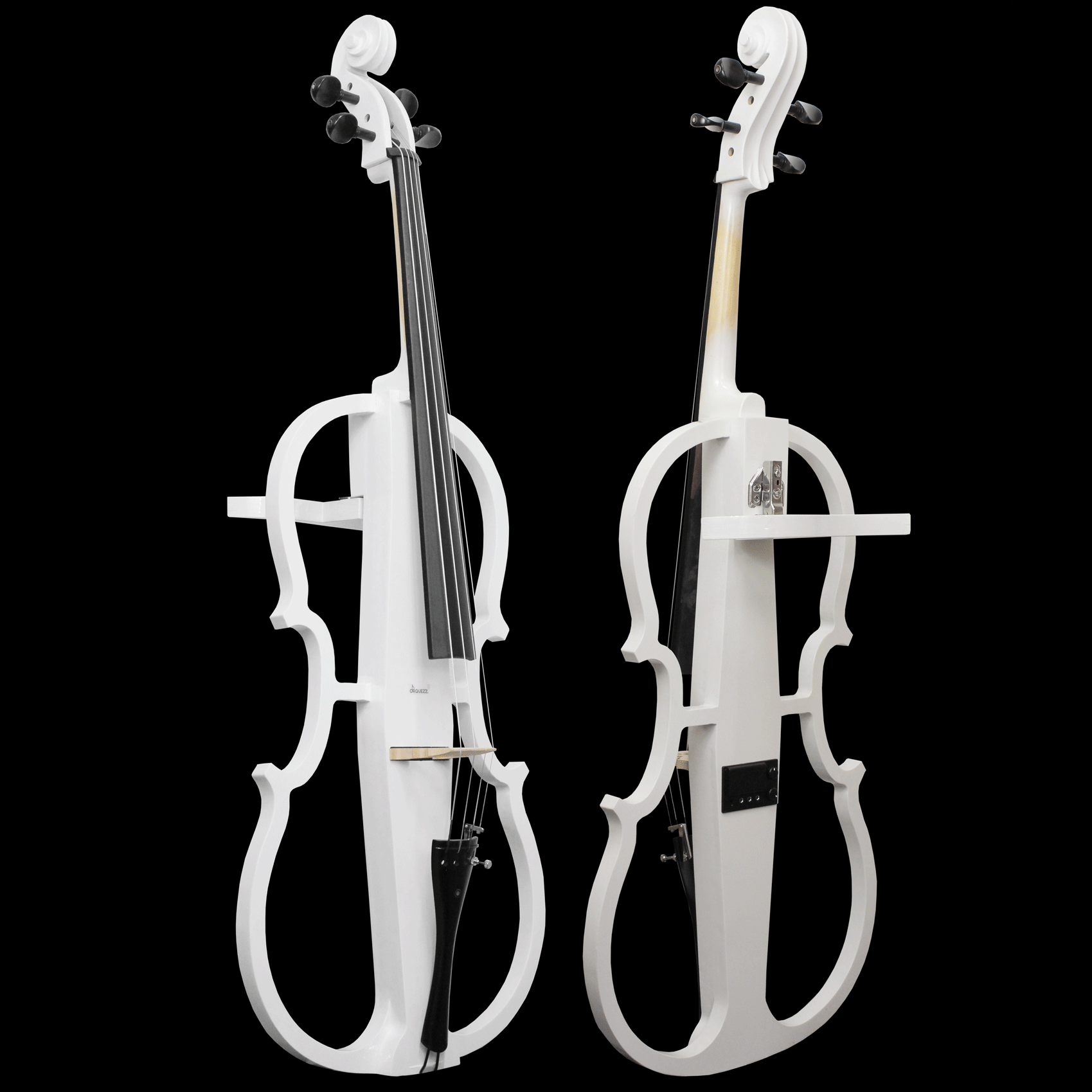 Violoncelo Orquezz Cello Outline Elétrico 4/4 - Branco