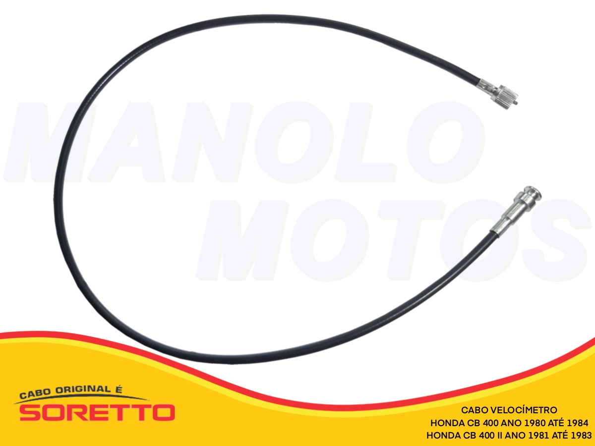 Cabo Soretto original velocímetro CB 400 1980-1984, CB 400 II 1981-1983  - Manolo Motos